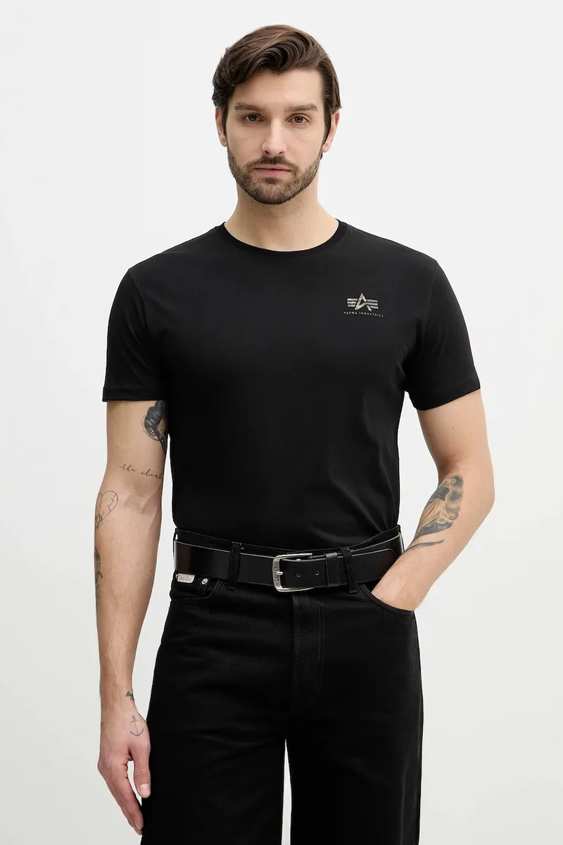 Alpha Industries Βαμβακερό μπλουζάκι Alpha Industries Backprint Mirror Camo