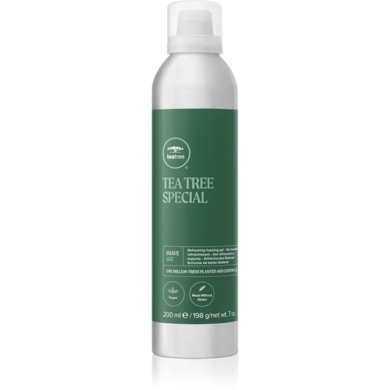 Paul Mitchell Tea Tree Special Shave Gel τζελ ξυρίσματος με αναζωογονητική δράση 200 ml