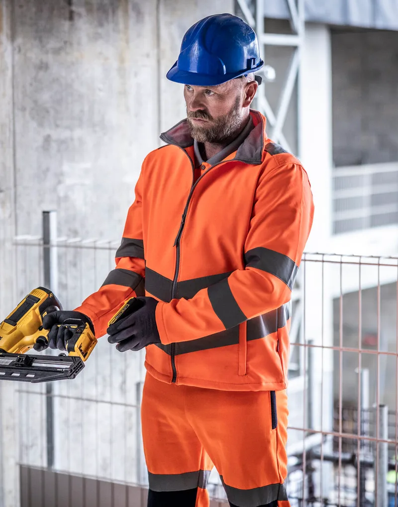 Pro Hi-Vis Ablaze Softshell Regatta High Visibility TRA712 Πορτοκαλί