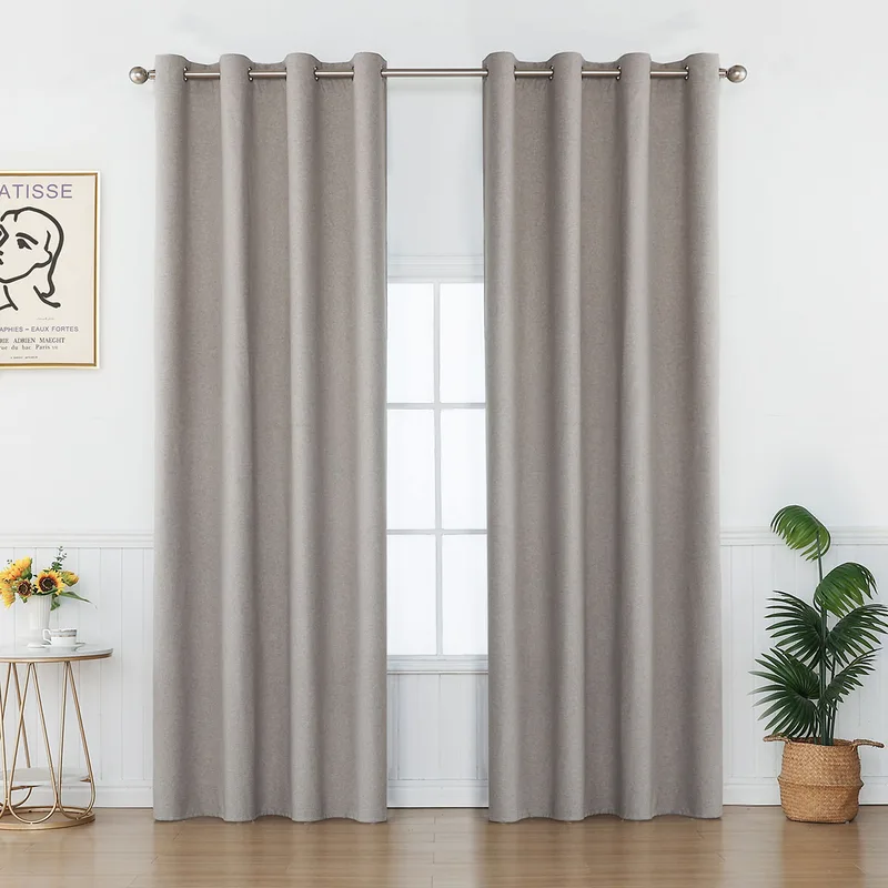 Κουρτίνα (140x265) Με Τρουκς Βιοκαρπέτ Home Sonia 21 Anthracite