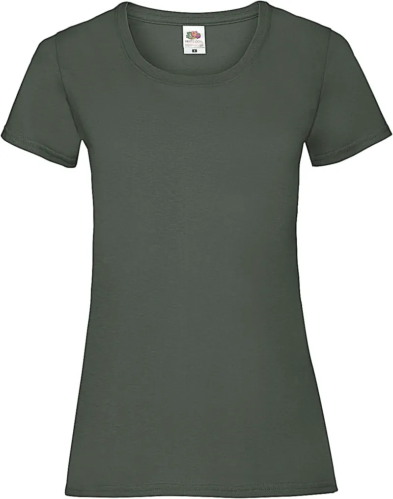 Lady-Fit Valueweight T Fruit of the Loom 61-372-0 Bottle Green