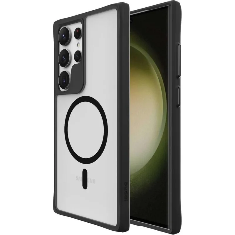 Θήκη Samsung Galaxy S24 Ultra Buddi Hybrid Σκληρή Ημιδιάφανη με MagSafe - Matte Black (8719246493126)