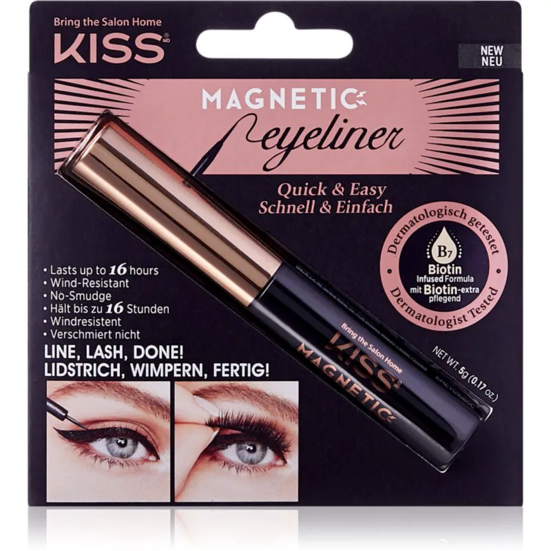 KISS Magnetic Eyeliner Μαγνητικό τζελ λάινερ 5 γρ