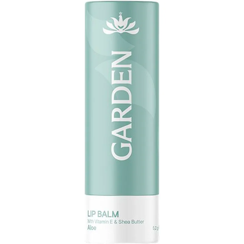 Garden Vitamin E & Shea Butter Lip Balm Απαλό Ενυδατικό Βάλσαμο Χειλιών που Χαρίζει Λάμψη & Θρέψη 5.2g - Aloe