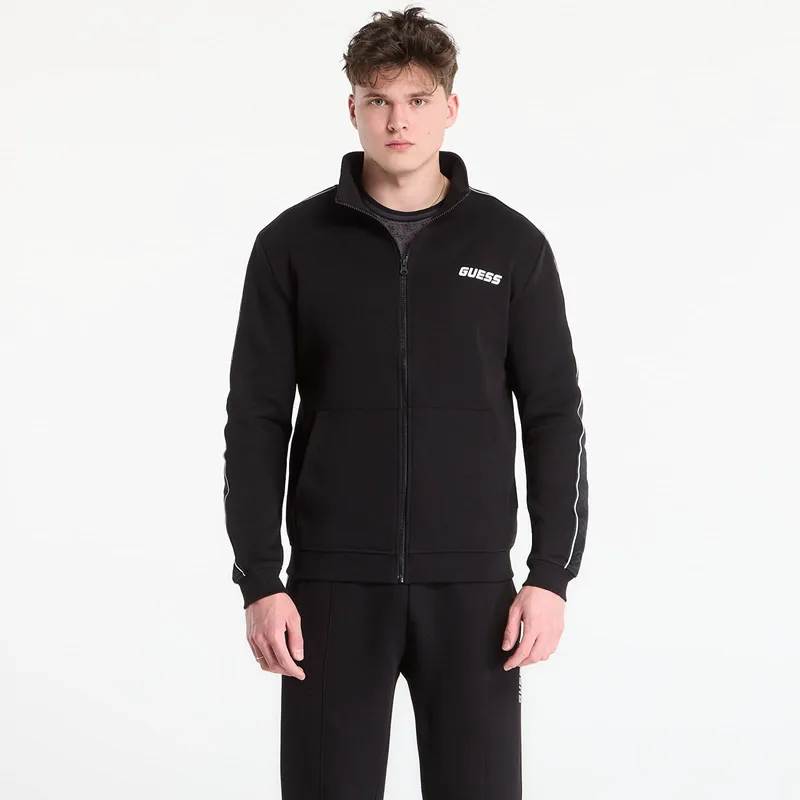 Φούτερ GUESS Mickey Full Zip Sweatshirt Jet Black XL