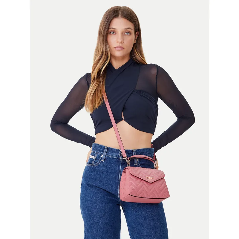 Τσάντα Guess HWQG96 53780 Ροζ