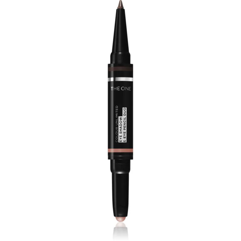 Oriflame The One Colour Unlimited σκιές ματιών και μολύβι για τα μάτια 2 σε 1 απόχρωση Peach Perfect 1.2 γρ