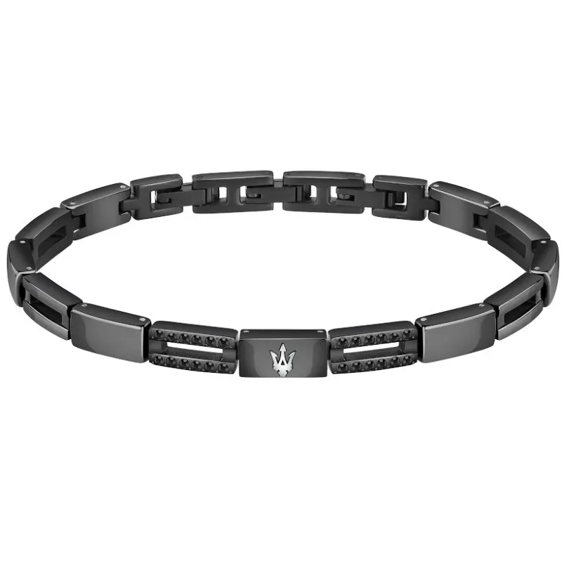 Βραχιόλι ανδρικό Maserati Ceramic Stainless Steel JM223ATZ21 JM223ATZ21 Ατσάλι