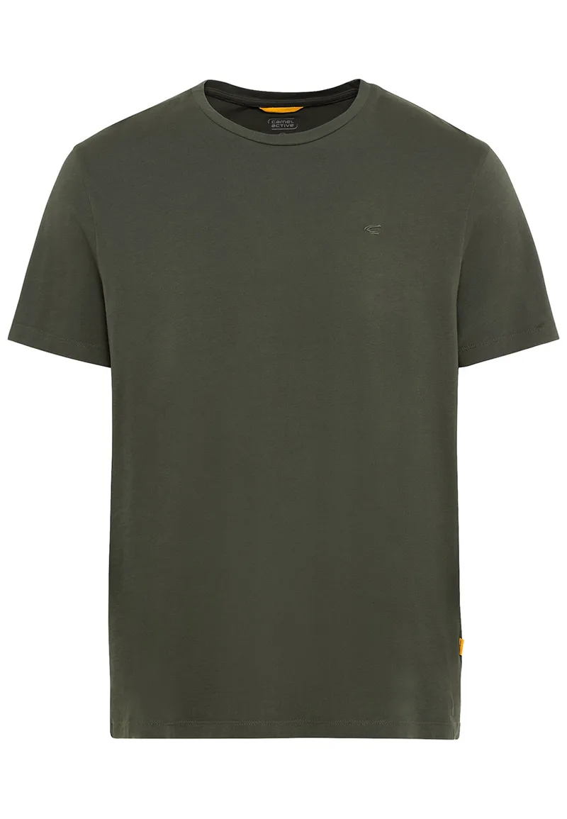 ΑΝΔΡΙΚΟ ΚΟΝΤΟΜΑΝΙΚΟ T-SHIRT ΚΑΝΟΝΙΚΗ ΓΡΑΜΜΗ ΠΡΑΣΙΝΟ
