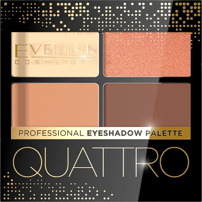 Eveline Cosmetics Quattro Παλέτα σκιών για τα μάτια απόχρωση 01 3,2 γρ