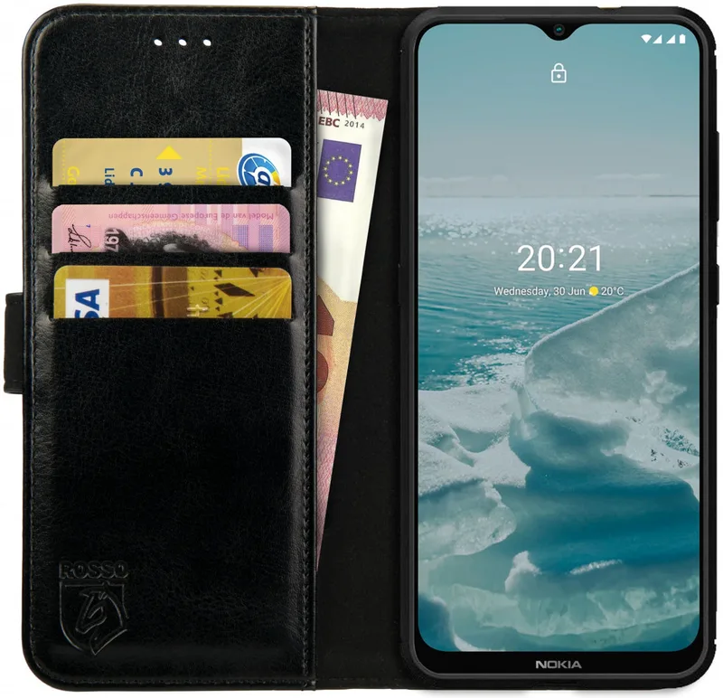 Κόκκινο Element PU Θήκη Πορτοφόλι Nokia G20 / G10 - Black (8719246312649)