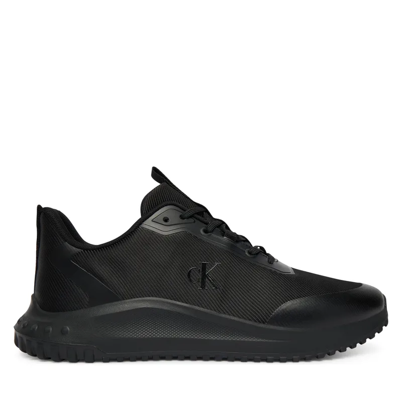Αθλητικά Calvin Klein Eva Runner Lace Up Mat Mix YM0YM01442 Μαύρο