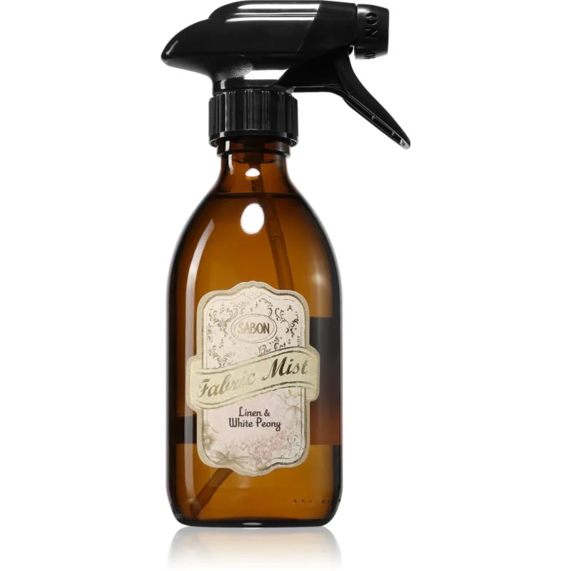 Sabon Linen & White Peony αποσμητικό υφασμάτων 300 ml