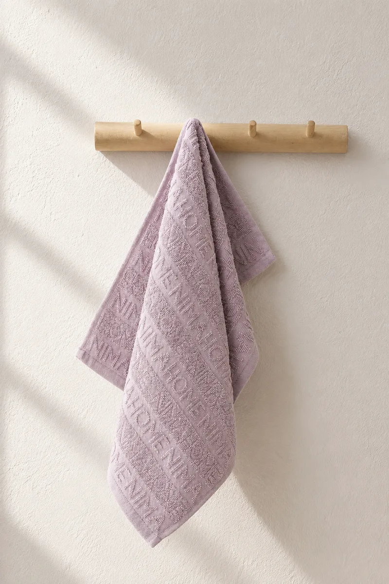 Πετσετα Κουζινας Βαμβακερη Label Dusty Lilac Nima 60x40x0cm Μονόχρωμο