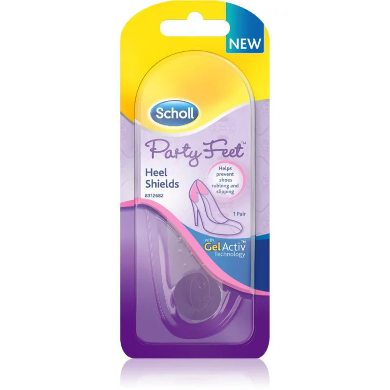 Scholl GelActiv Party Feet τζελ μαξιλαράκια για φτέρνες 2 τμχ