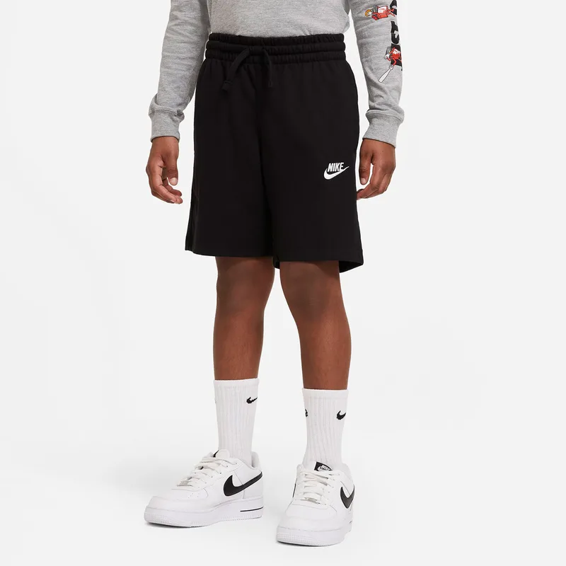 NIKE BOYS' SPORTSWEAR JERSEY SHORTS ΜΑΥΡΟ