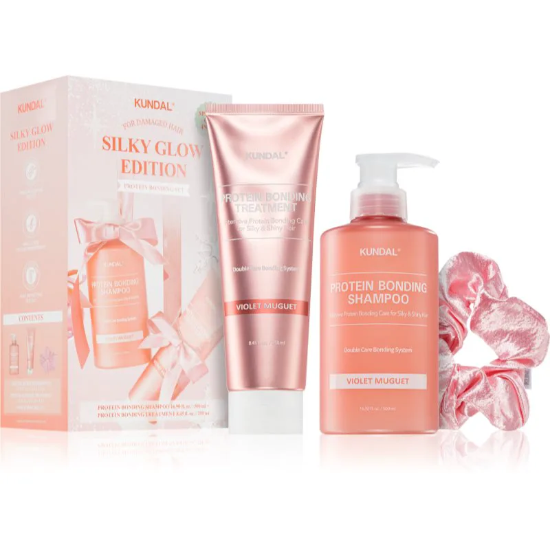 KUNDAL Protein Bonding Care Violet Muguet σετ δώρου για τα μαλλιά