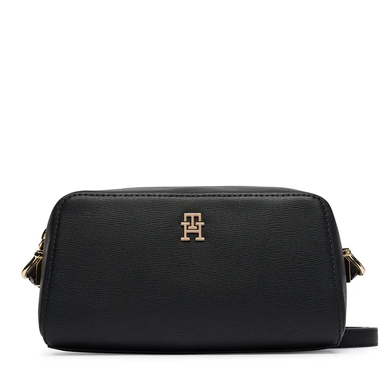 Τσάντα Tommy Hilfiger Th Grace Camera Bag AW0AW18863 Μαύρο