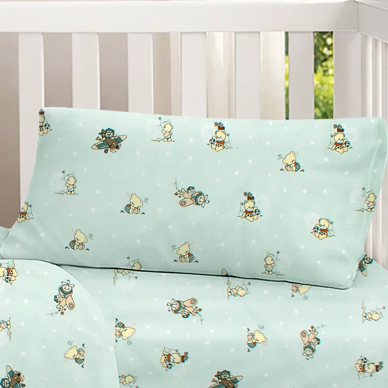 Μαξιλαροθήκη 50x70 Dimcol Bears Playtime 593 Mint