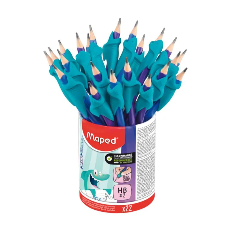Μολύβι Maped Kidy Shark HB Με Λαβή & Γόμα 853570