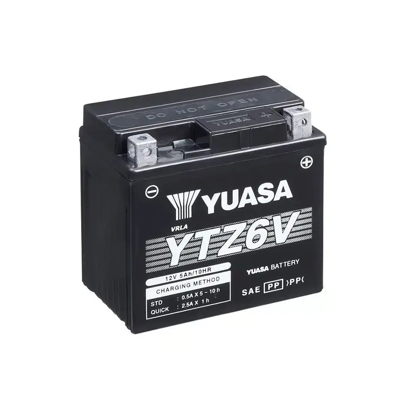 Μπαταρία Μοτοσυκλέτας YUASA YTZ6V 12V 5Ah