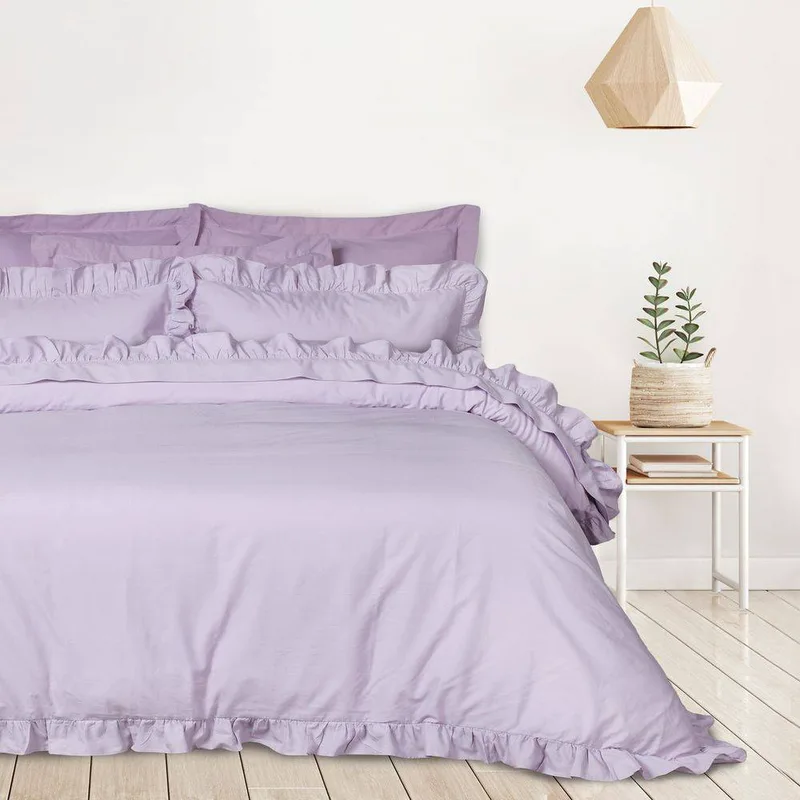 ΣΕΝΤΟΝΙΑ ΥΠΕΡΔΙΠΛΑ DAS HOME DAILY 3167 LILAC ΣΕΤ 4 ΤΜΧ (240X270CM)