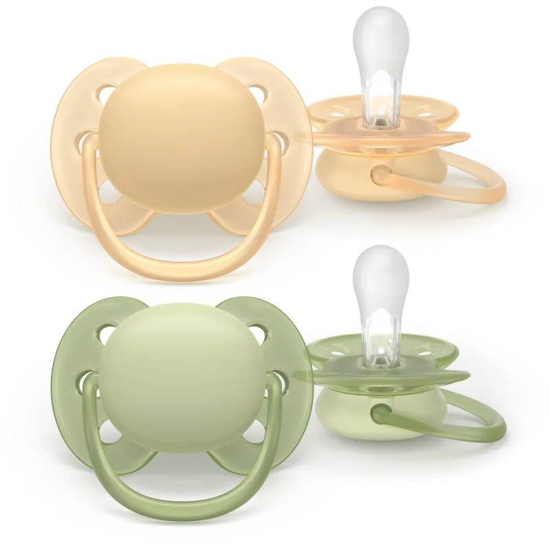 Philips Avent Ultrasoft SCF091/45 6-18 m πιπίλα Neutral 2 τμχ