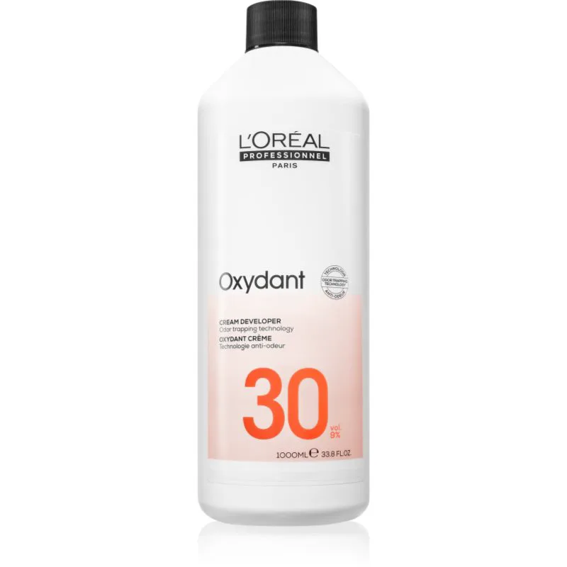 L’Oréal Professionnel Oxydant Creme γαλάκτωμα ενεργοποίησης για ξανοιγμένα μαλλιά ή μαλλιά με ανταύγειες 9 % / 30 Vol. 1000 ml