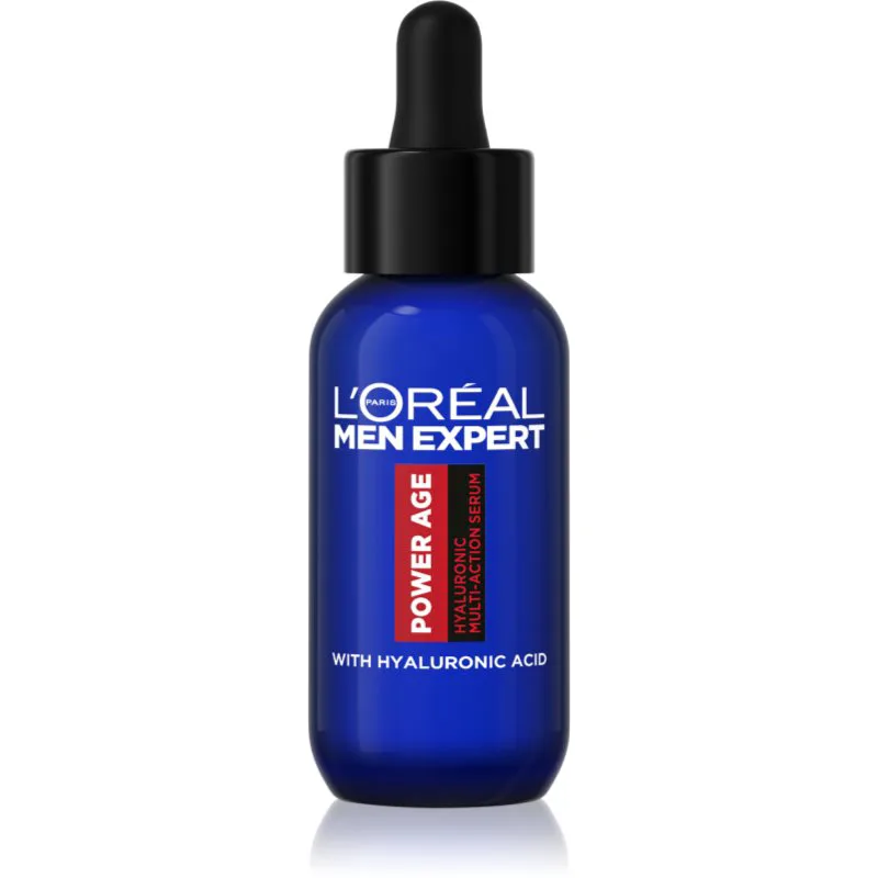 L’Oréal Paris Men Expert Power Age ορός με υαλουρονικό οξύ για άντρες 30 ml