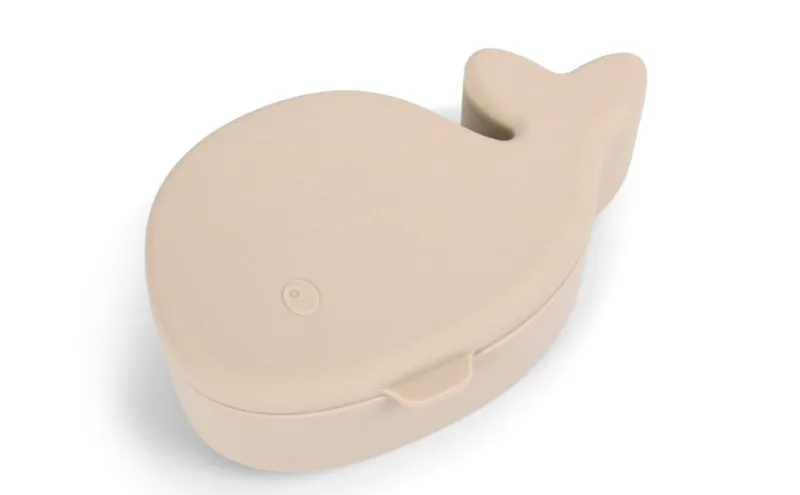 Filibabba Christian the Whale Snackbox – Toasted Almond