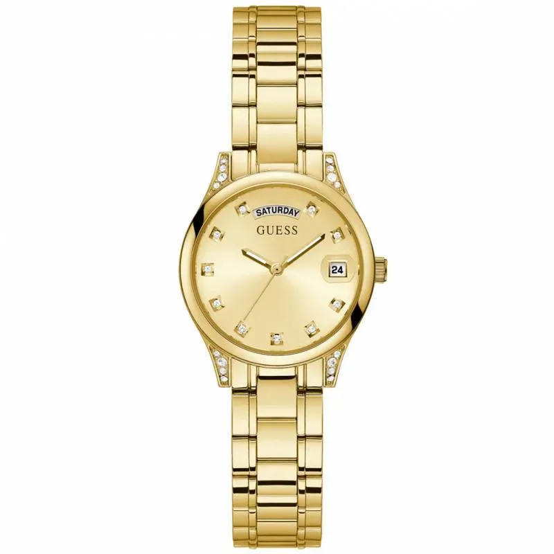 Γυναικείο ρολόι χειρός Guess Mini Aura Χρυσό GW0385L2 GW0385L2 Ατσάλι