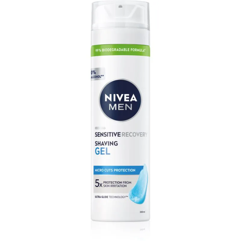 NIVEA MEN Sensitive τζελ ξυρίσματος για άντρες 200 ml