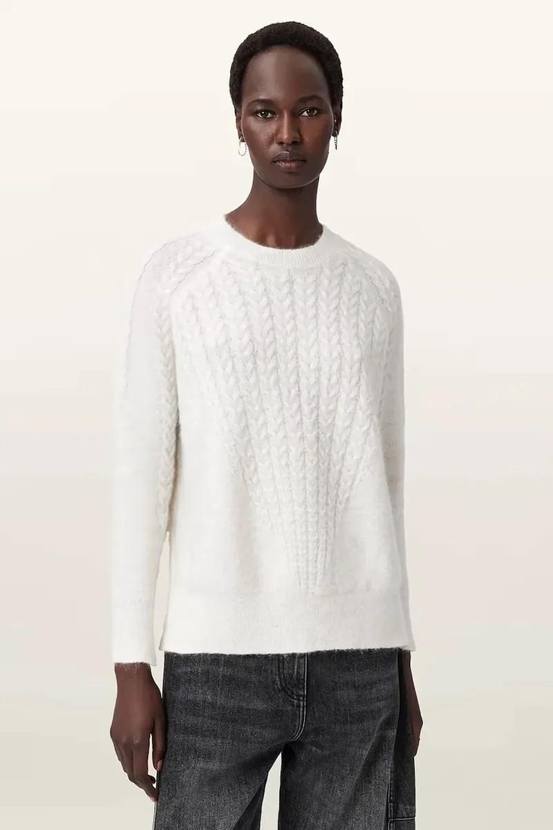 AllSaints Πουλόβερ με προσθήκη μοχέρ AllSaints KIT