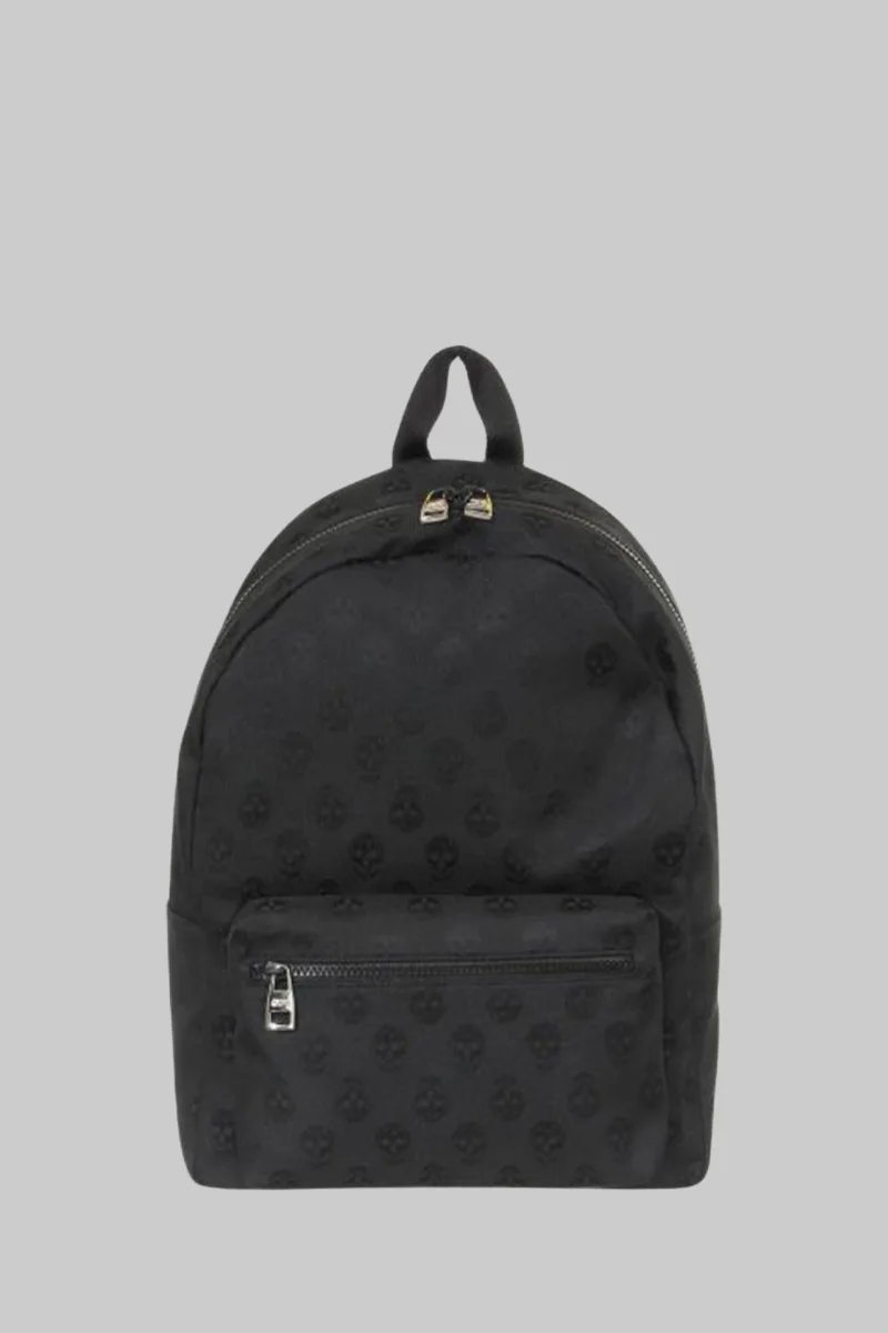 ALEXANDER MCQUEEN Ανδρικό Μαύρο Metropolitan Skull Print Backpack