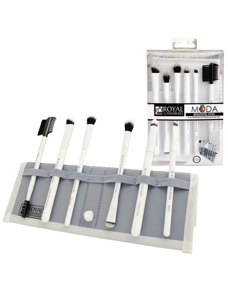 Moda Beautiful Eyes Flip Kit - Set Πινέλων ματιών-White