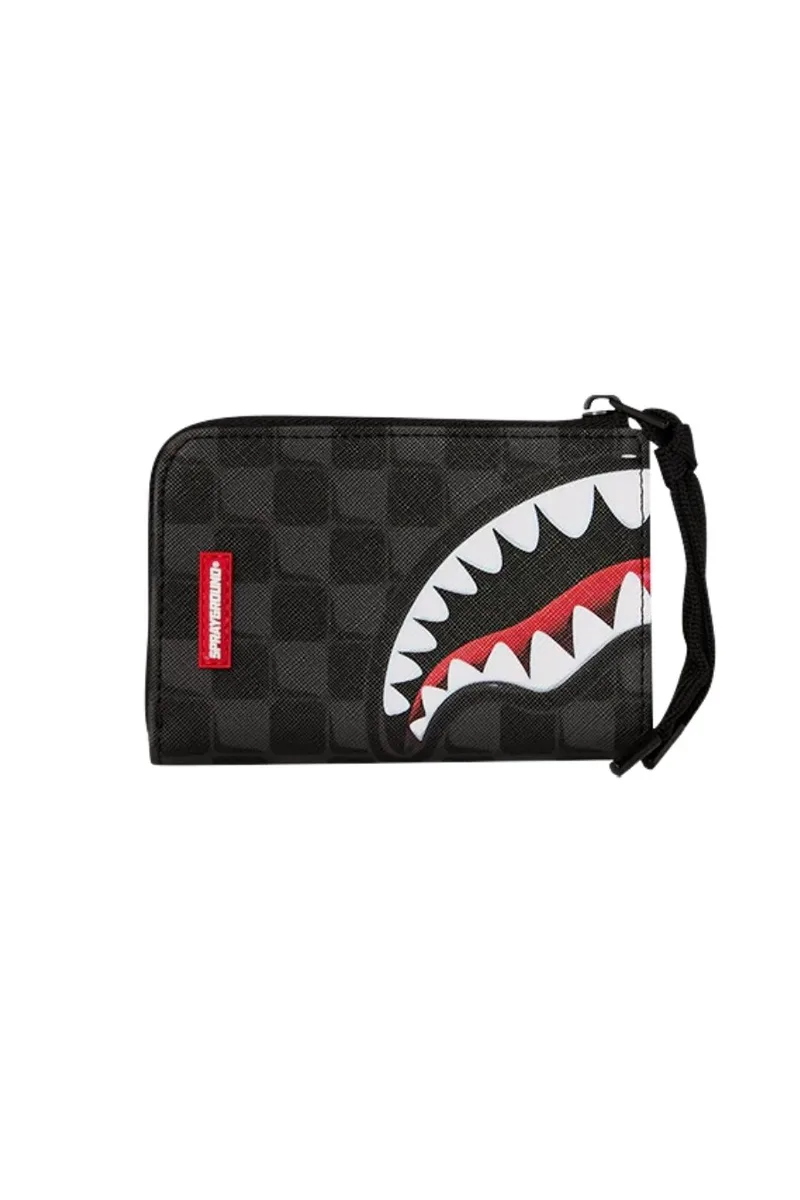 Sprayground Unisex Wallet Shark - Μαύρο-W8949-BLACK