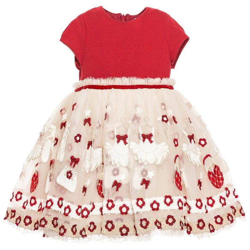 ΦΟΡΕΜΑ MONNALISA ABITO VITA ALTA 310908A8-0207 RUBY RED (92ΕΚ.)-(24 ΜΗΝΩΝ)