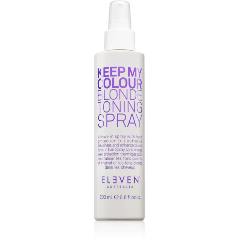 Eleven Australia Keep My Colour Blonde Toning Spray σπρέι με χρώμα για θερμική επεξεργασία μαλλιών 200 ml