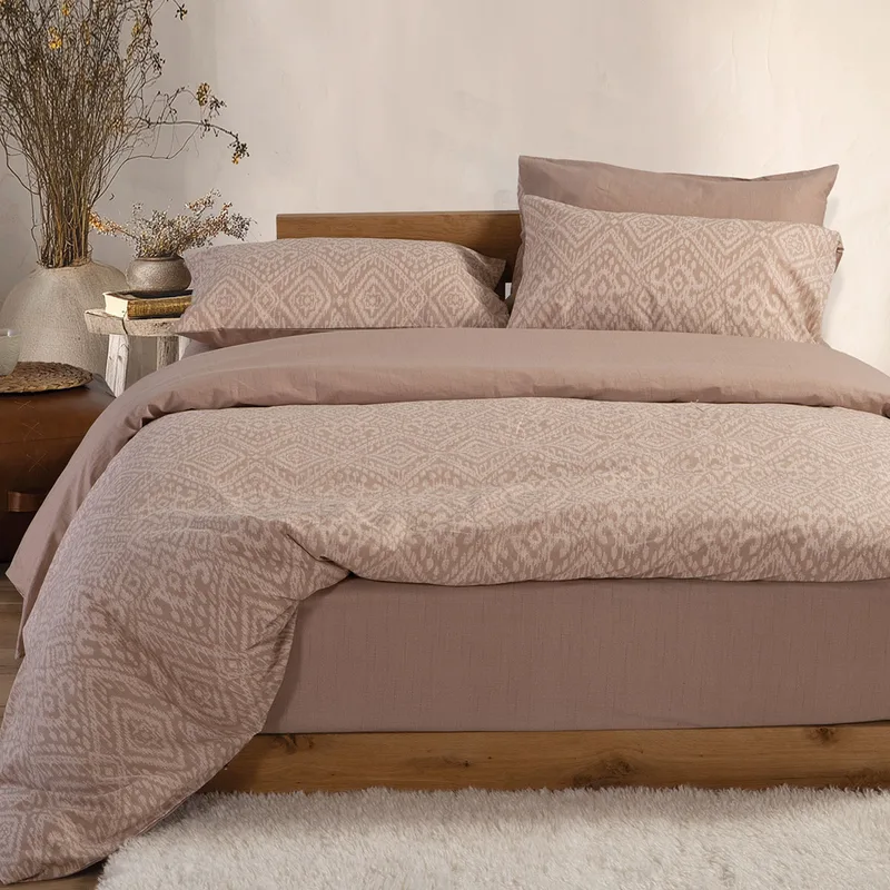 Σεντόνια Υπέρδιπλα (Σετ) Nef-Nef Homeware Smart Orion Μπεζ ΧΩΡΙΣ ΛΑΣΤΙΧΟ 240x270 ΧΩΡΙΣ ΛΑΣΤΙΧΟ 240x270