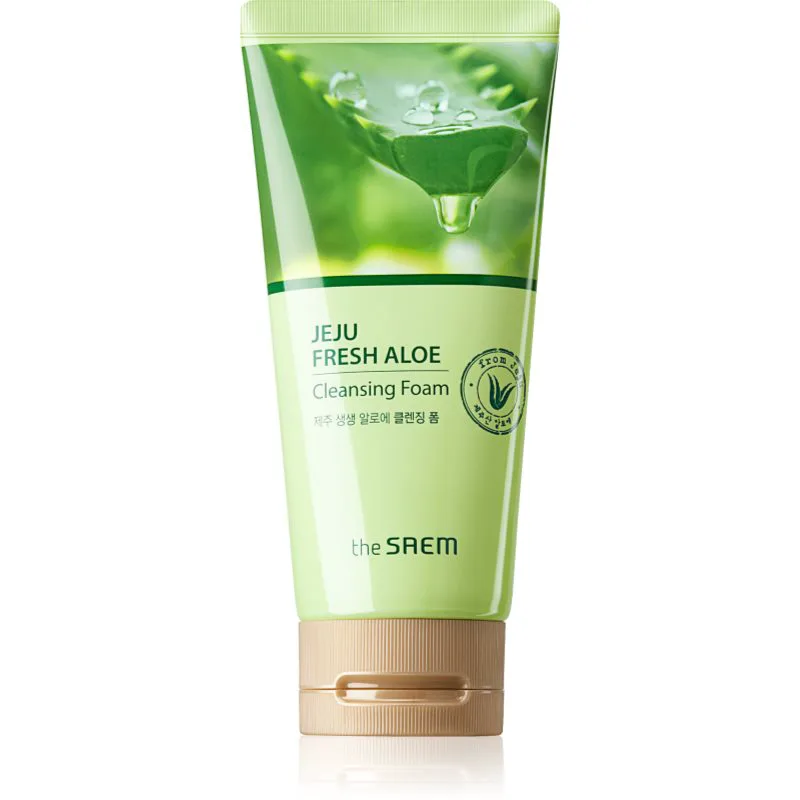 The Saem Jeju Fresh Aloe 92% απαλός καθαριστικός αφρός 150 γρ