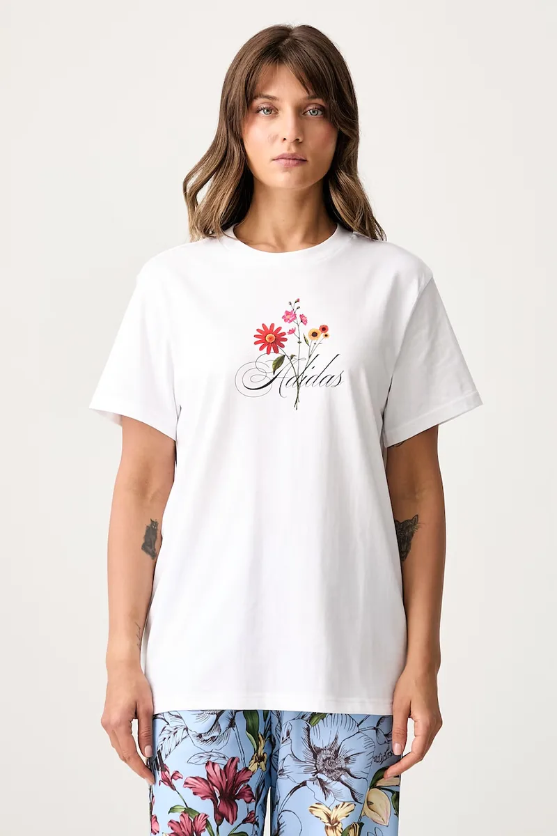 adidas t-shirt γυναικείο βαμβακερό Floral Pack