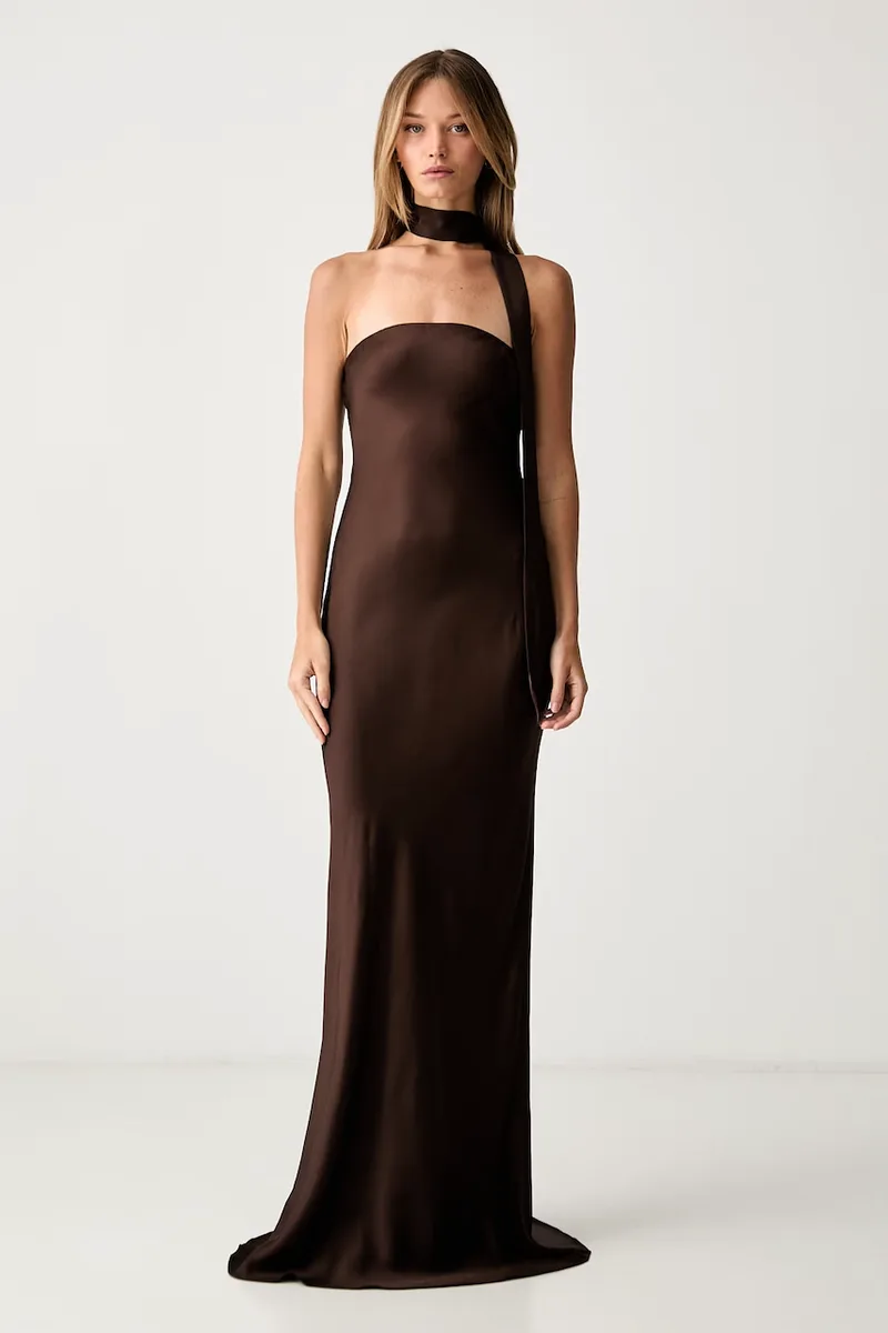 Le Privé φόρεμα lingerie από βισκόζη AURELIE MARRON