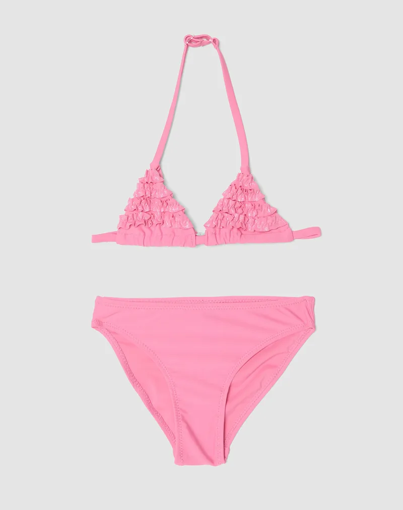 OVS BIKINI TRIANGL ROUCHES 2616921-PINK Ροζ
