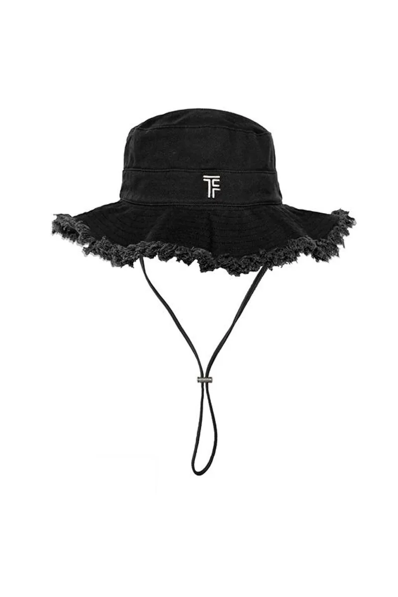 Καπελο Παραλιας Caribbean Black Feel & Touch Μονόχρωμο FEEL &amp; TOUCH