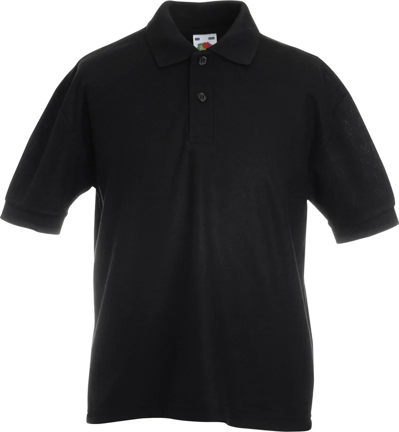 Παιδικό Polo 63-417-0 Fruit of the Loom Black
