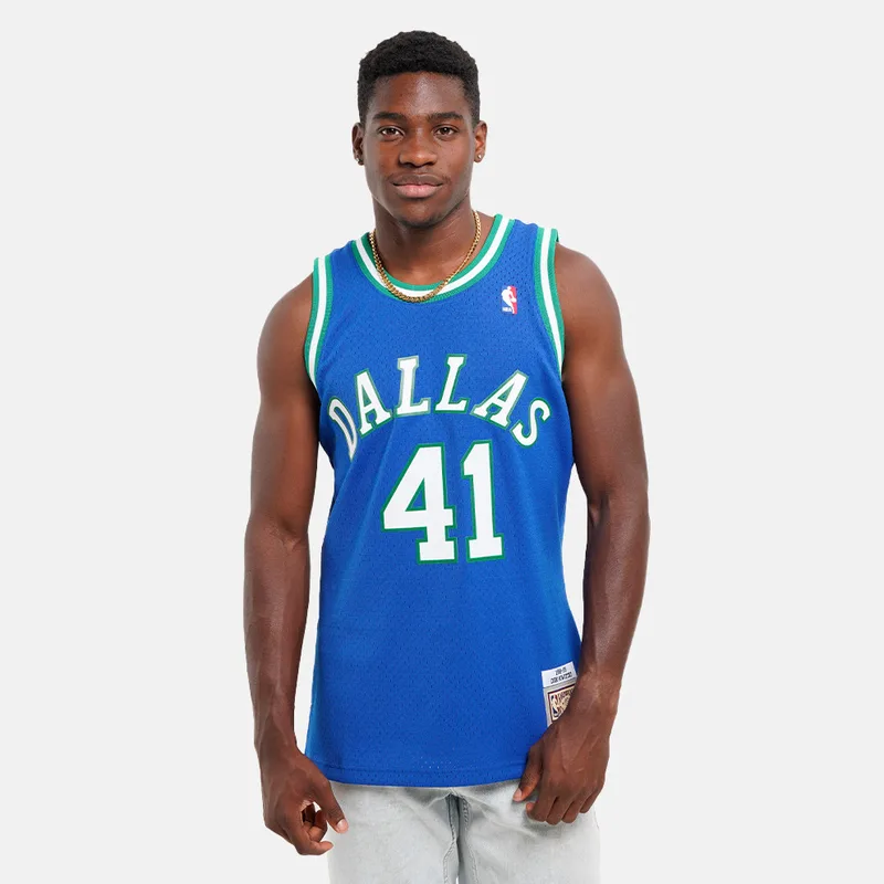 Mitchell & Ness Dirk Nowitzki Royal Dallas Mavericks 1998 Μπασκετική Φανέλα (9000202189_3150)