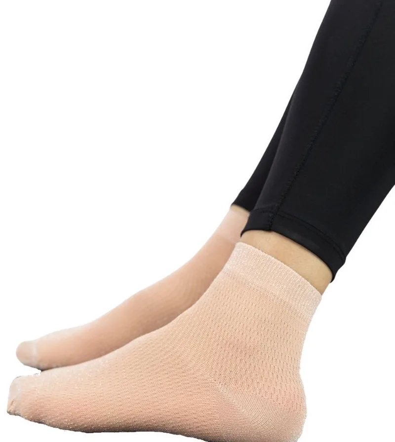 Γυναικείες fashion κάλτσες microfiber FIBER XI Pamela 20819 Σομόν
