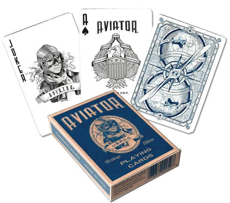 ΤΡΑΠΟΥΛΑ AVIATOR HERITAGE DECK ΧΑΡΤΙΝΗ