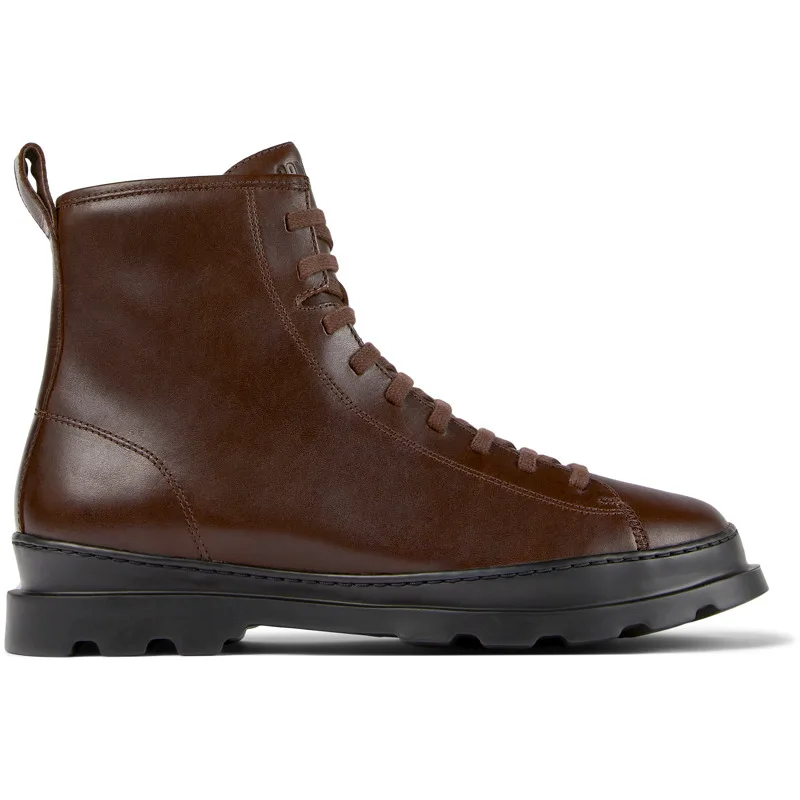 CAMPER Brutus - Μποτάκια Για Ανδρικα - Μπορντό, Μέγεθος , Smooth leather