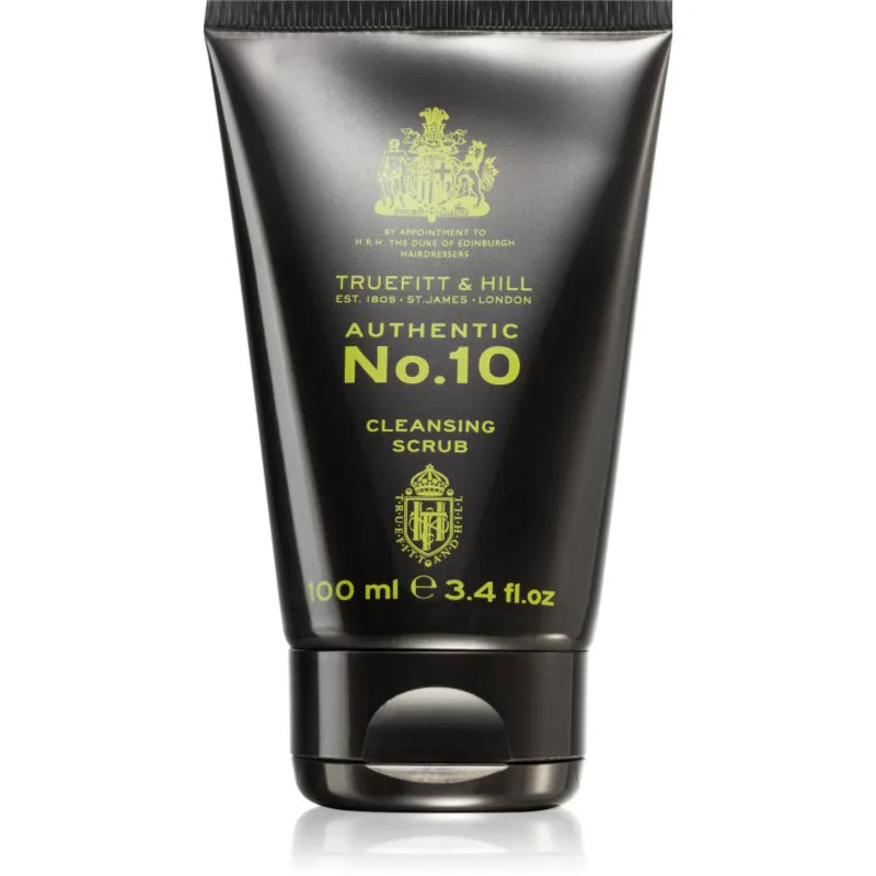 Truefitt & Hill No. 10 Cleansing Scrub Scrub προσώπου για άντρες 100 ml